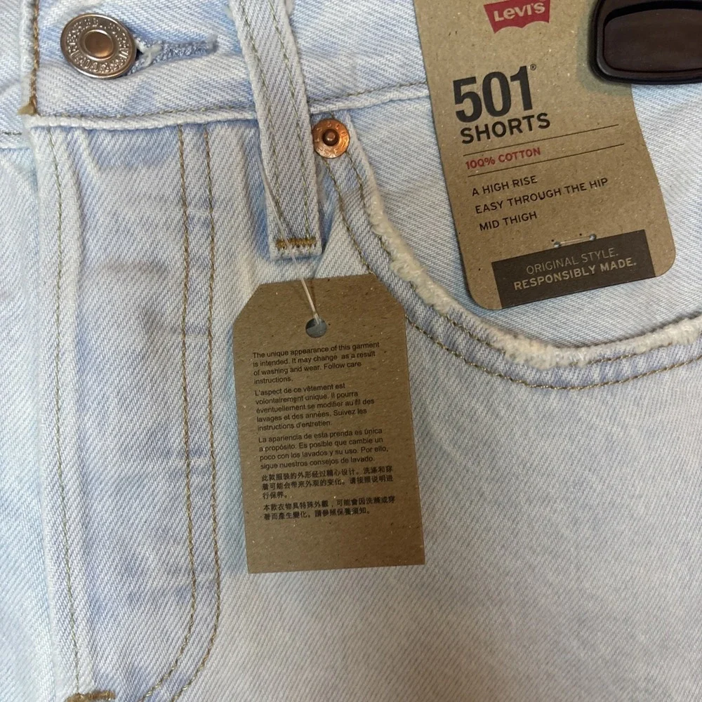 Women's Levi's® 501™‎ Original Jean Shorts size 24 NWT